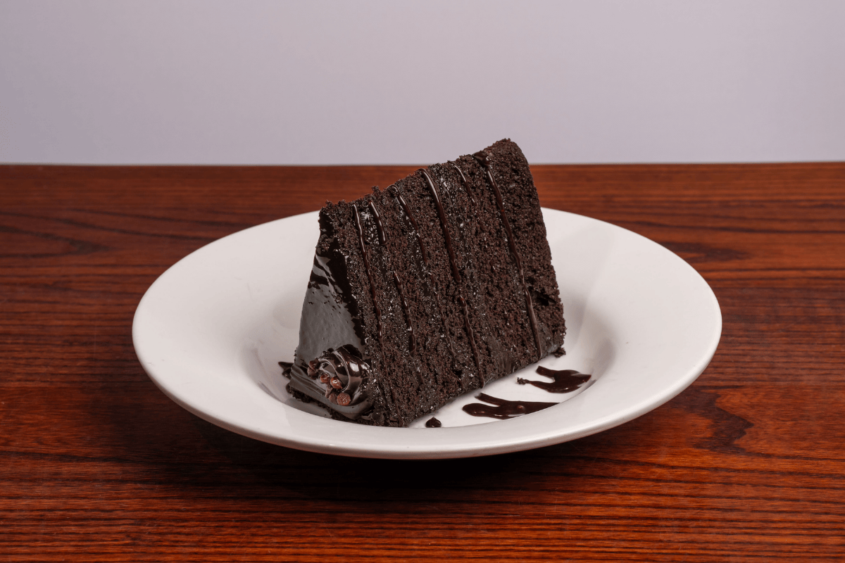 Slice of Chocolate Cake